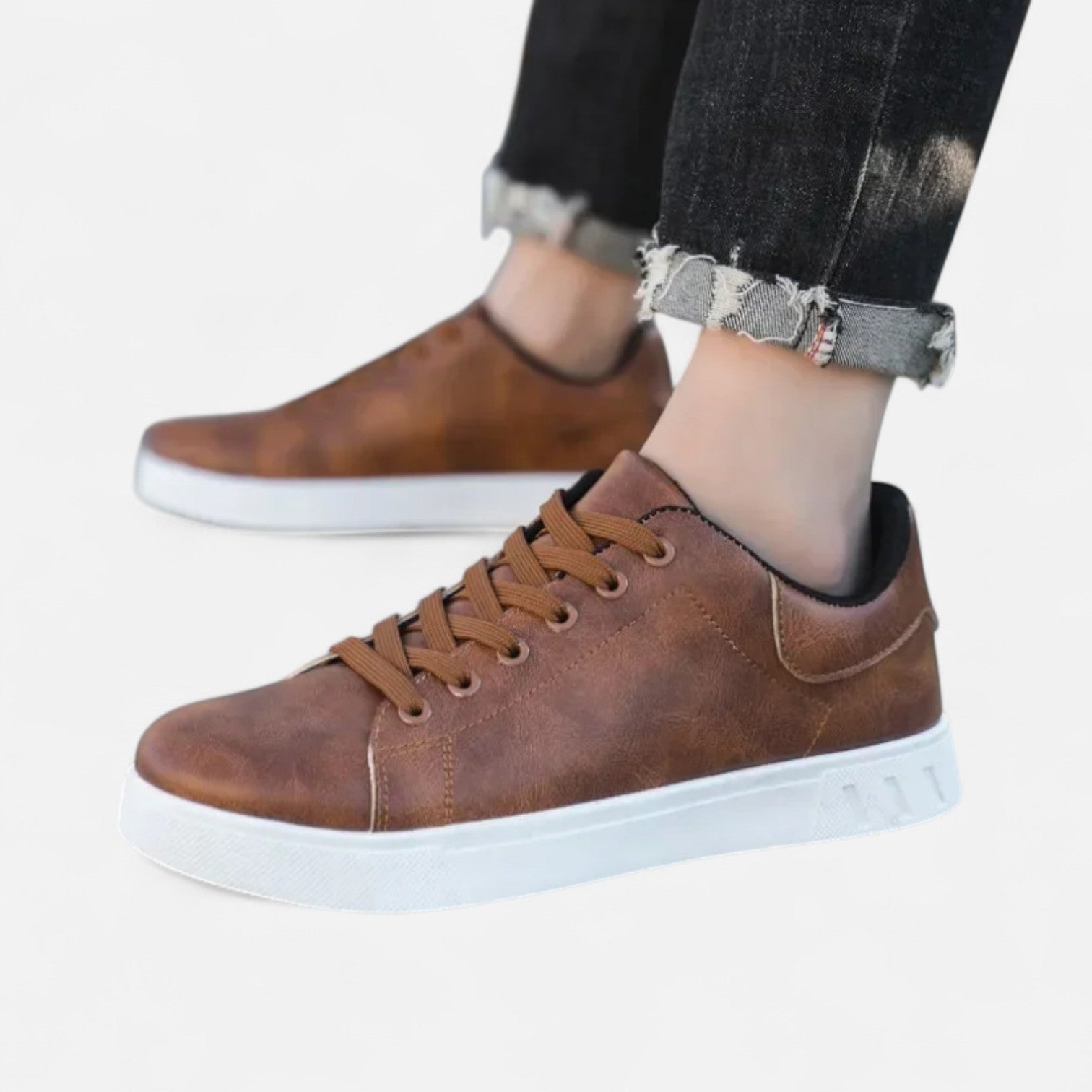 Fiventa | Men’s British Leather Sneakers for Spring & Summer
