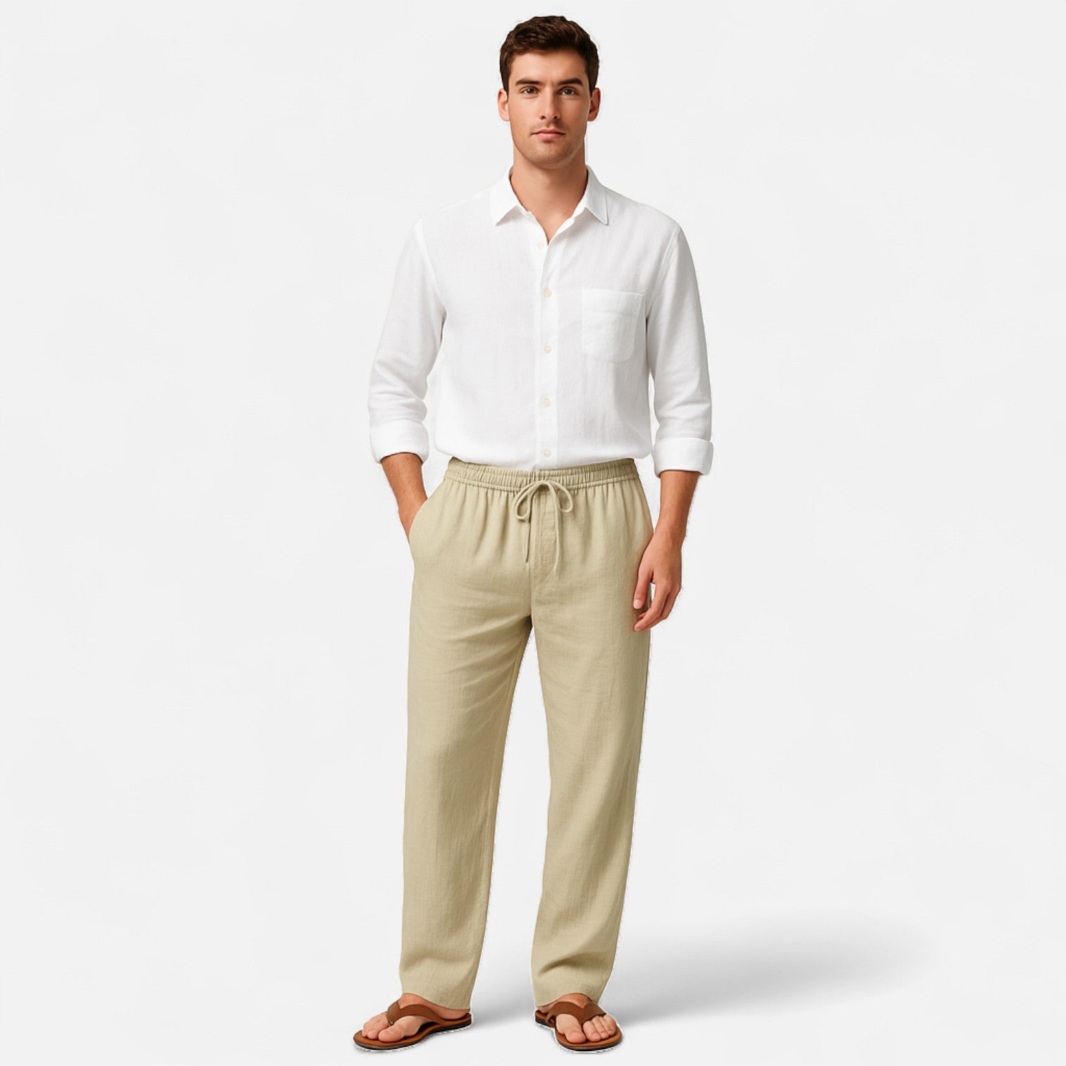 Fiventa | Men’s Breathable Everyday Pants in Modern Fit