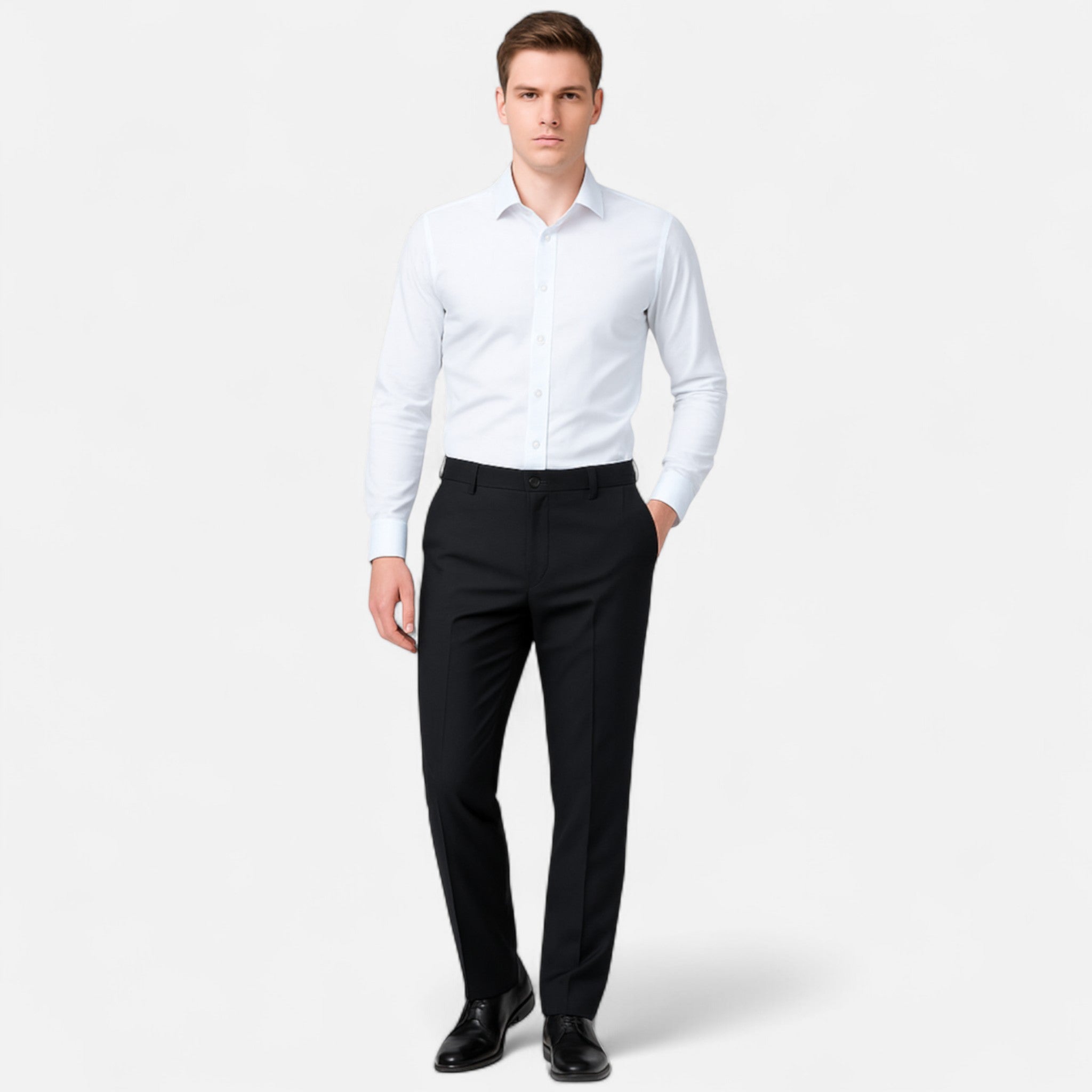 Fiventa | Men’s Stretch Suit Trousers for Smart Casual Wear