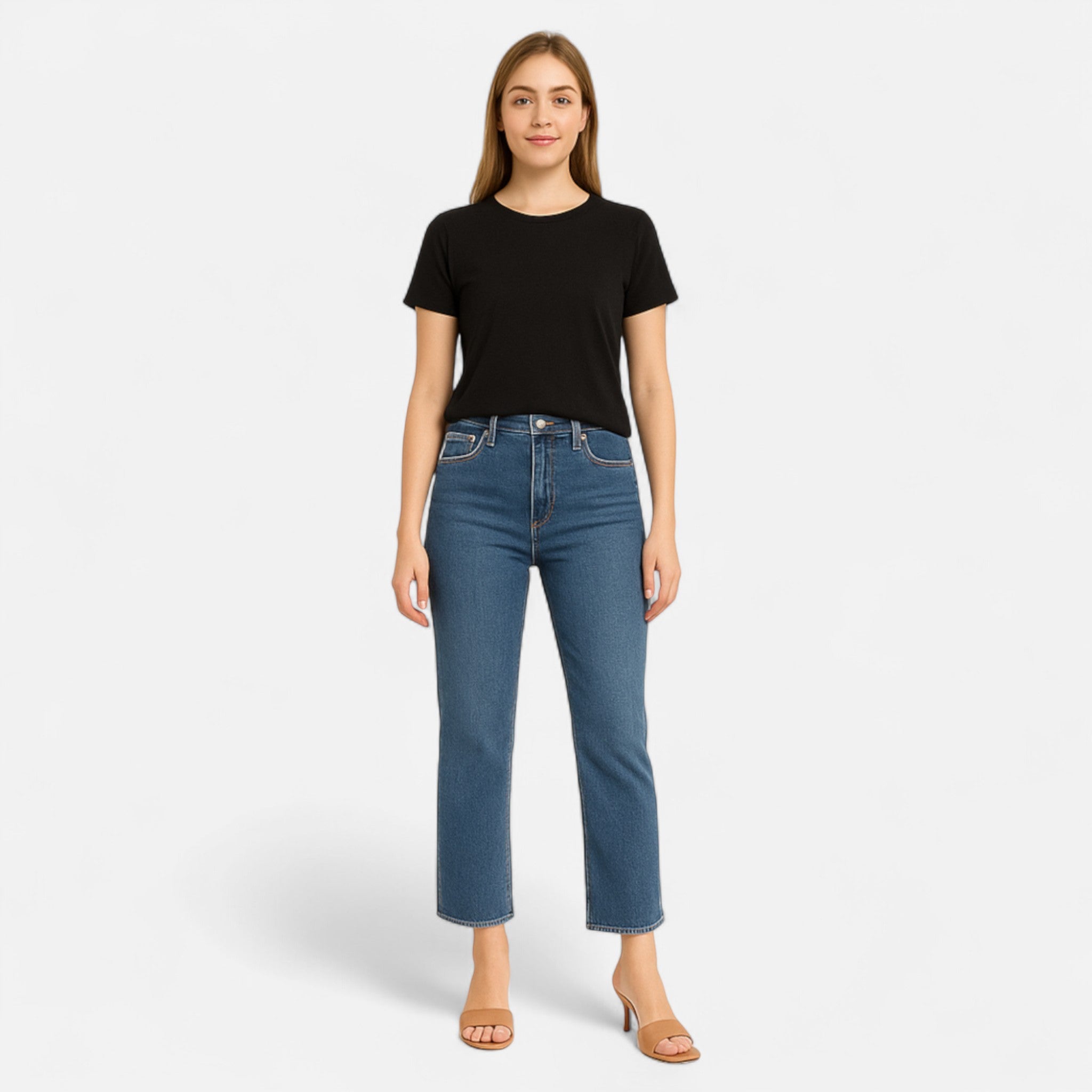 Fiventa | Women’s Square-Toe Heeled Summer Slippers