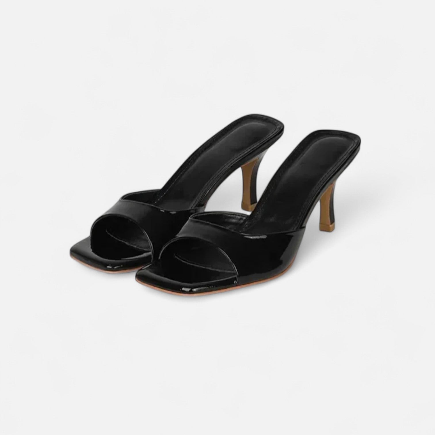 Fiventa | Women’s Square-Toe Heeled Summer Slippers