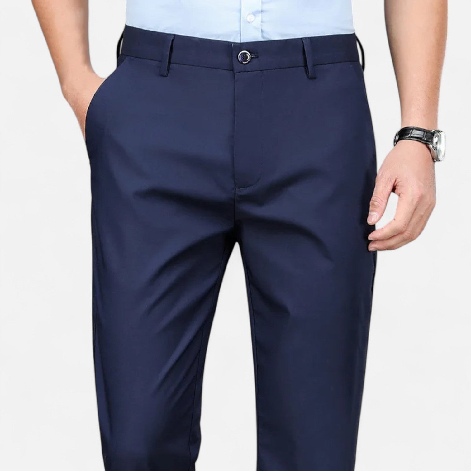 Fiventa | Men’s Stretch Suit Trousers for Smart Casual Wear