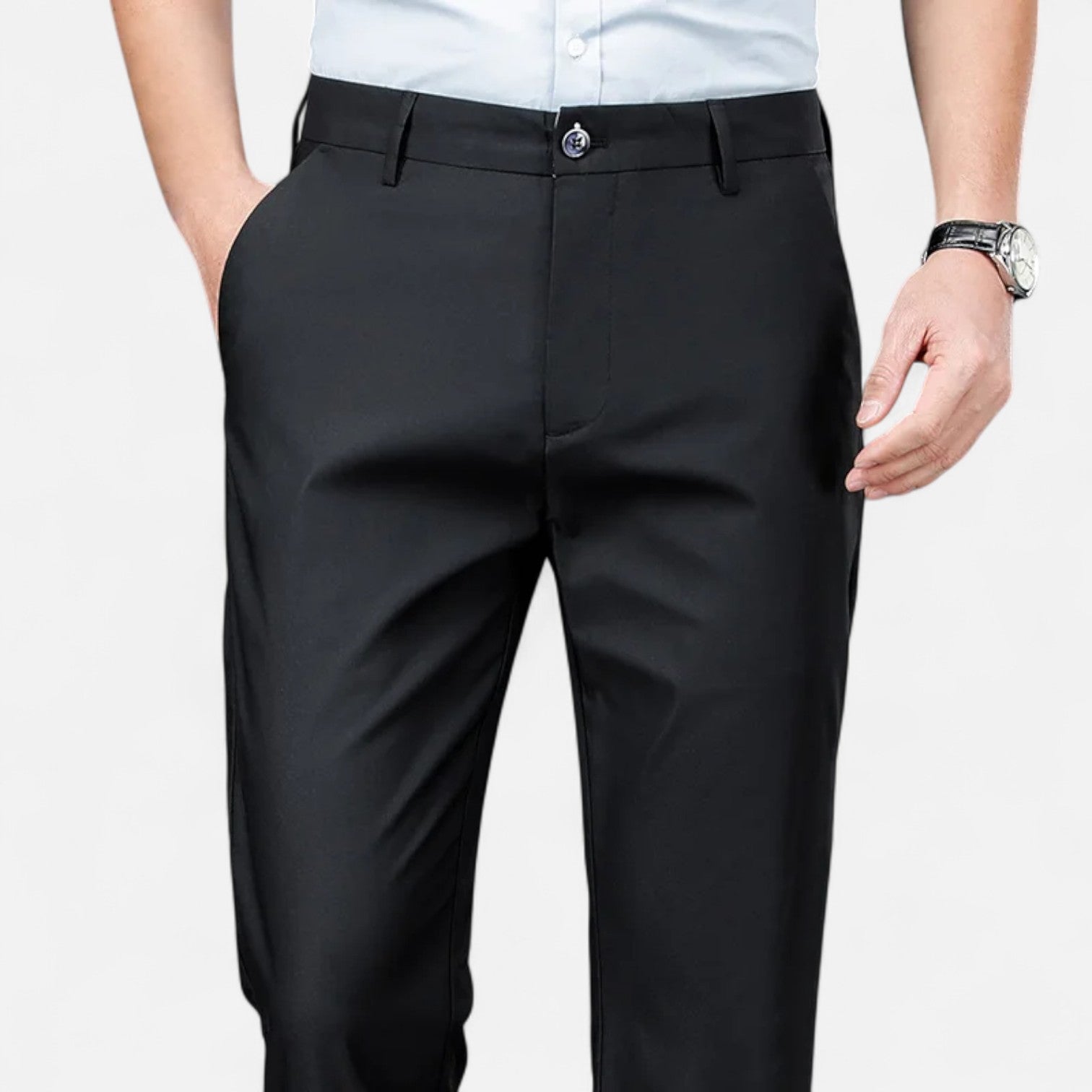 Fiventa | Men’s Stretch Suit Trousers for Smart Casual Wear
