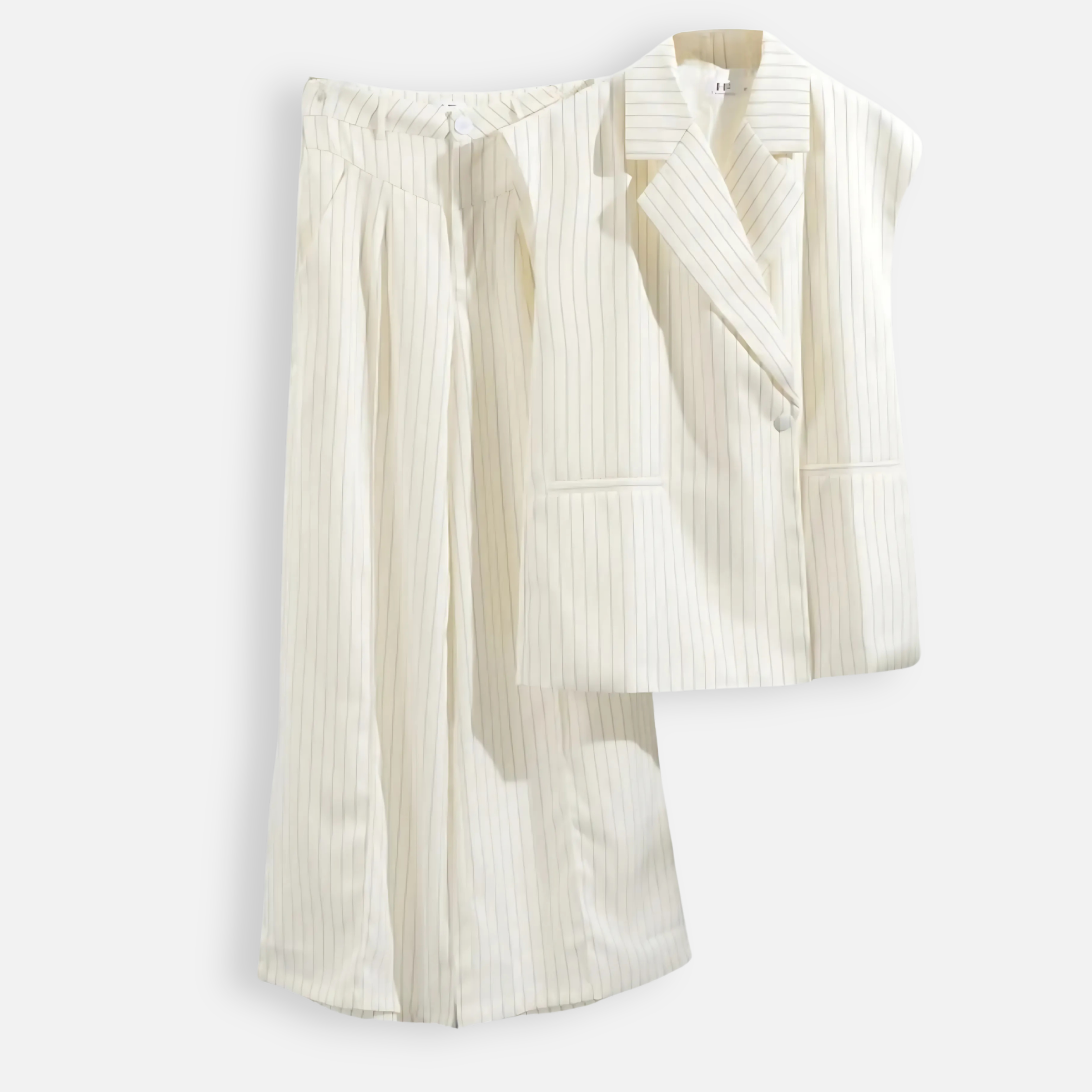 Fiventa | Women’s Striped Sleeveless Pantsuit Set for Summer