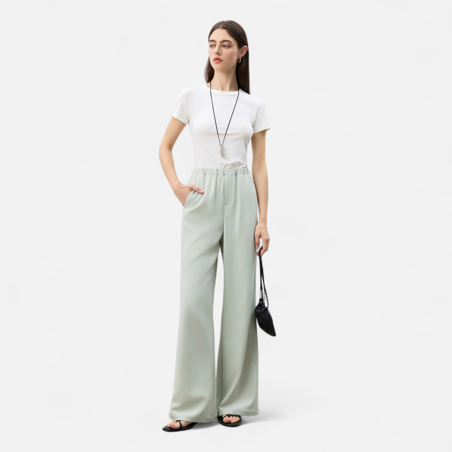 Fiventa | Women’s Tailored Vest & Wide-Leg Pants Suit