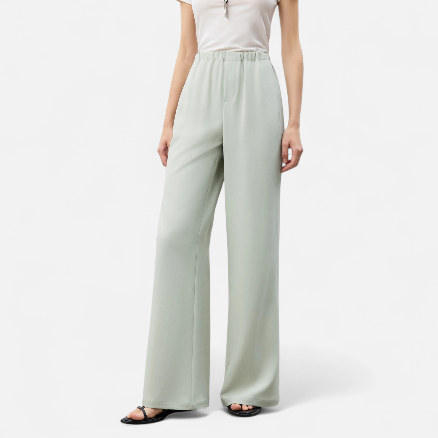 Fiventa | Women’s Tailored Vest & Wide-Leg Pants Suit