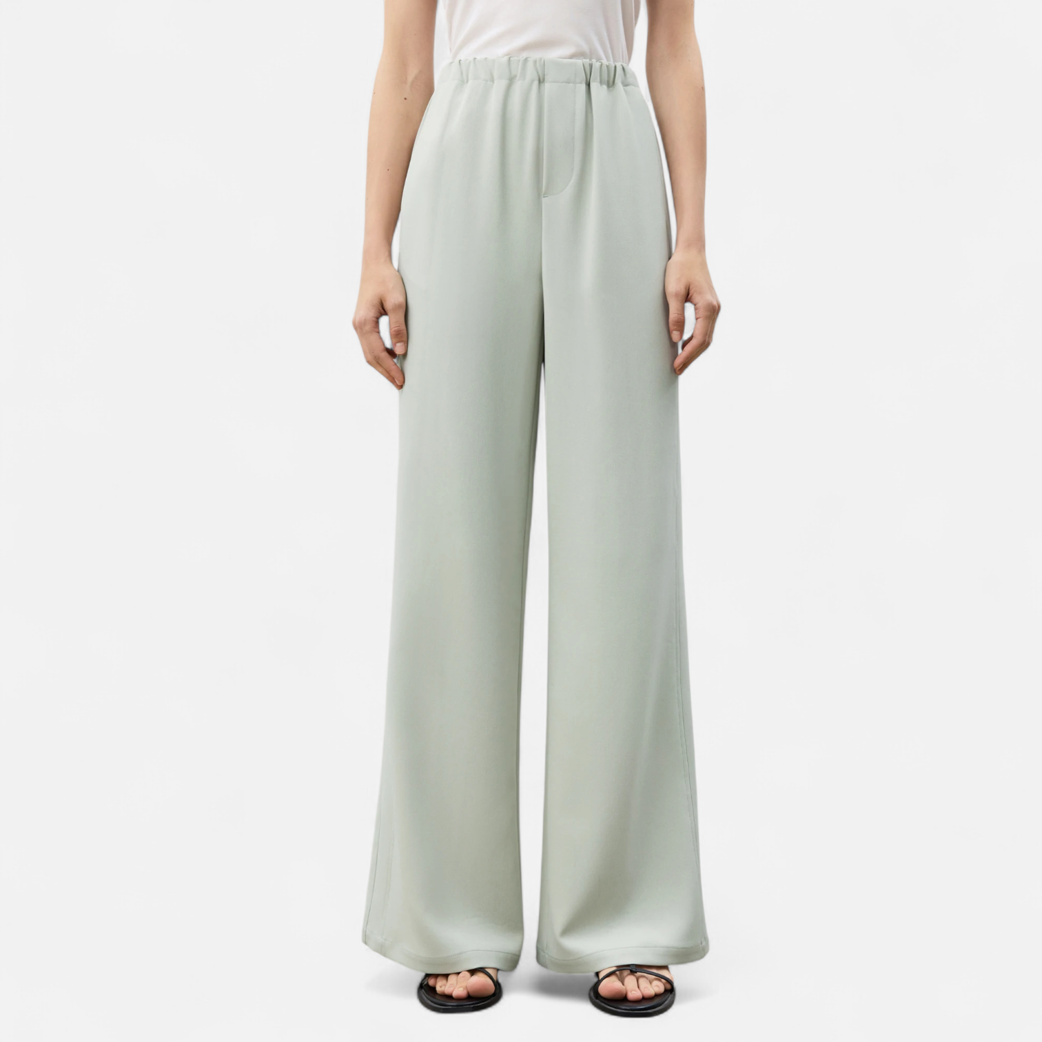 Fiventa | Women’s Tailored Vest & Wide-Leg Pants Suit