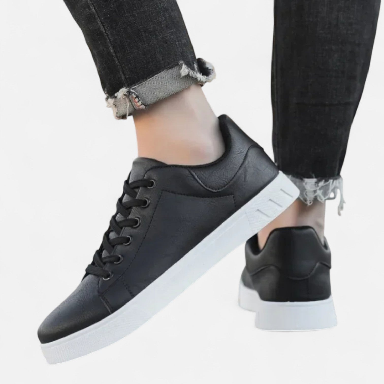 Fiventa | Men’s British Leather Sneakers for Spring & Summer
