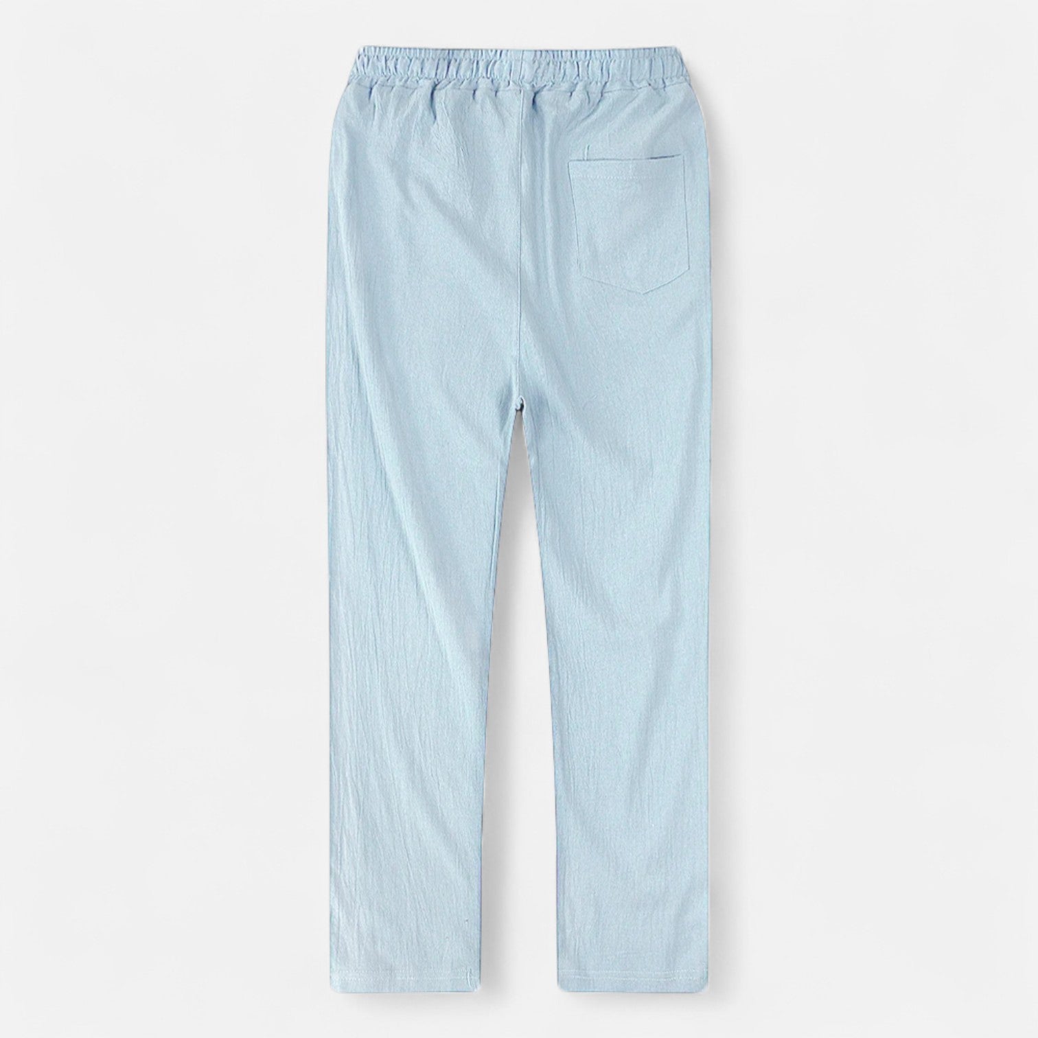 Fiventa | Men’s Breathable Solid Linen Pants for Everyday Ease