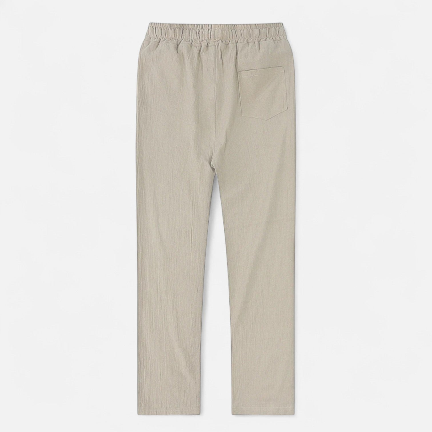 Fiventa | Men’s Breathable Solid Linen Pants for Everyday Ease