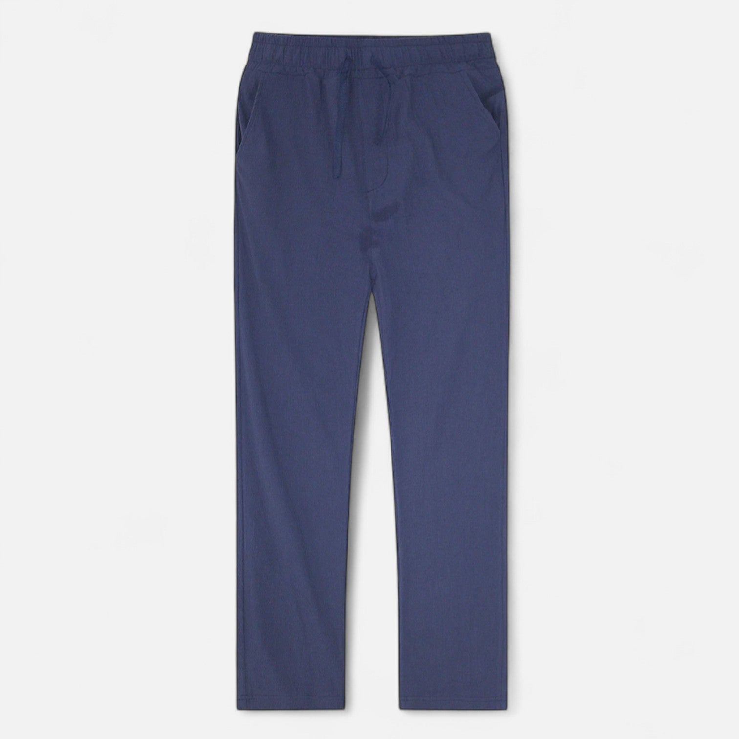 Fiventa | Men’s Breathable Solid Linen Pants for Everyday Ease