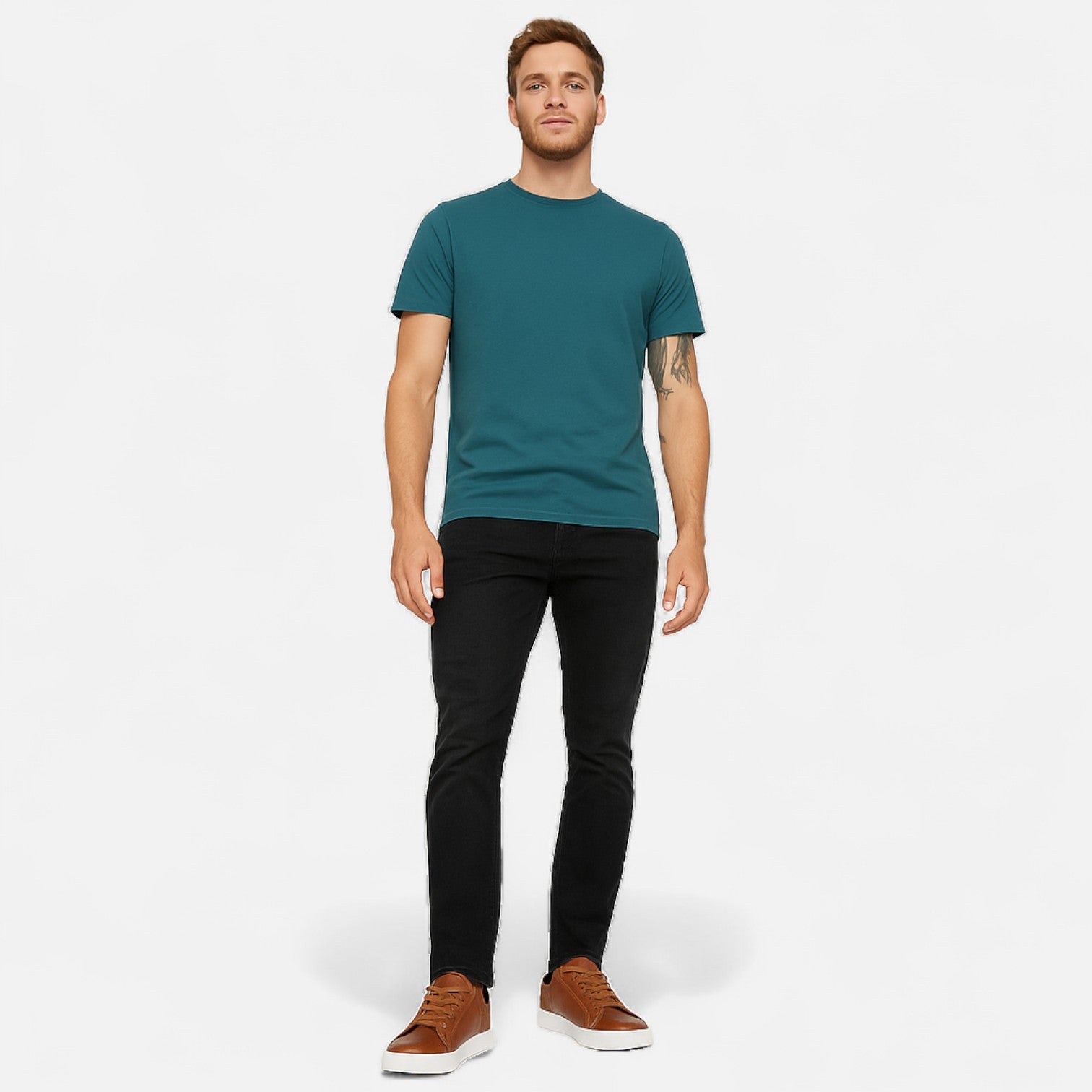 Fiventa | Men’s British Leather Sneakers for Spring & Summer