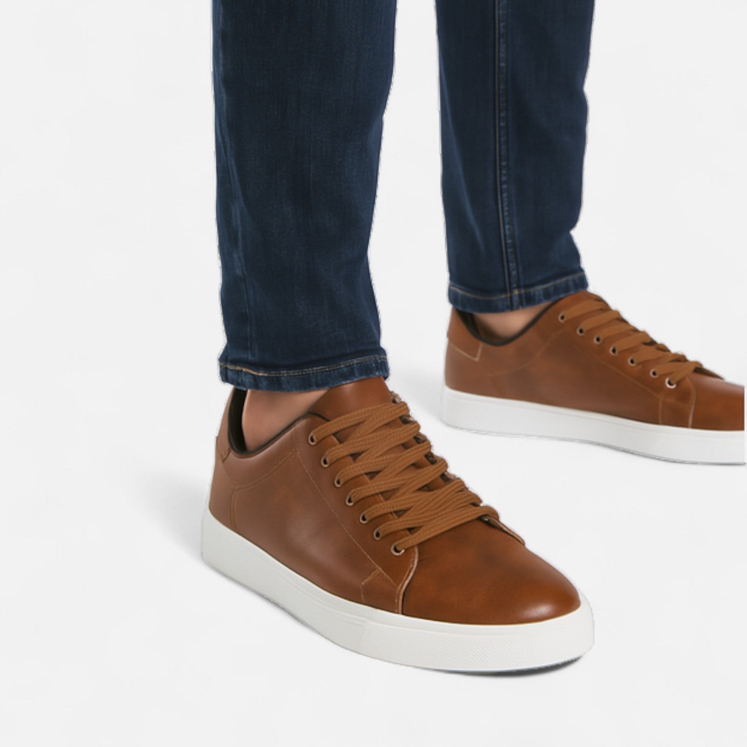Fiventa | Men’s British Leather Sneakers for Spring & Summer