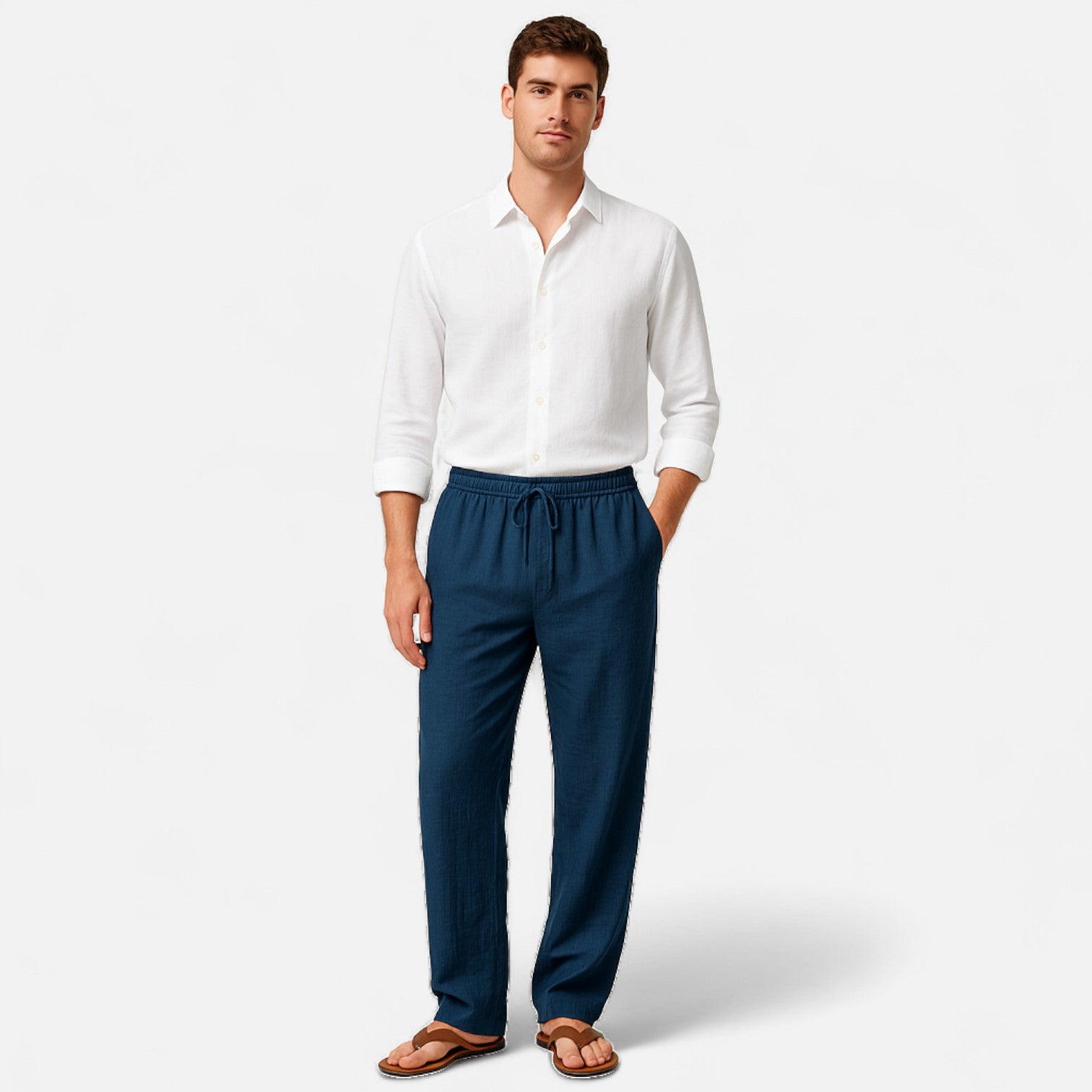 Fiventa | Men’s Breathable Everyday Pants in Modern Fit