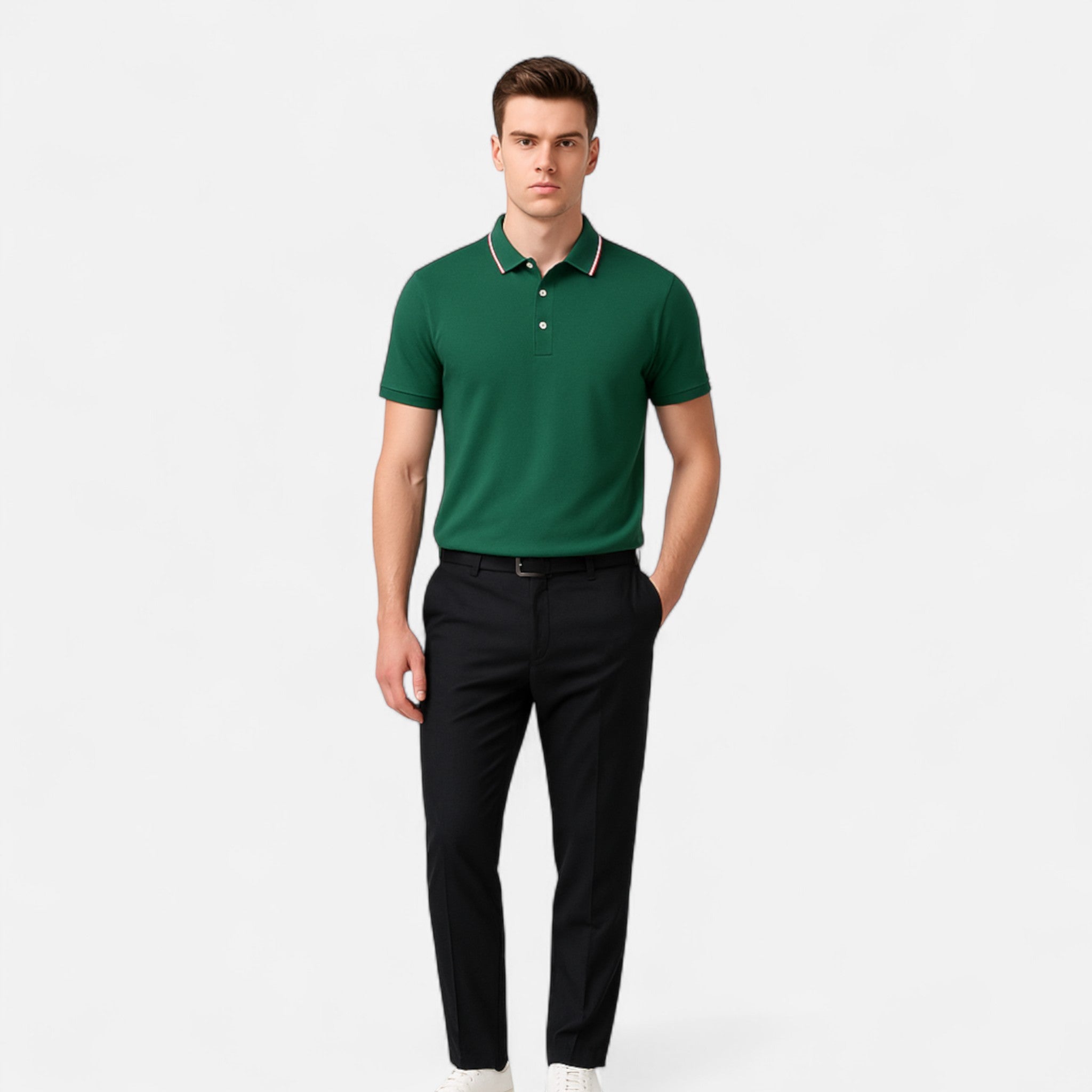 Fiventa | Men’s Business Polo Shirt in Summer Cotton