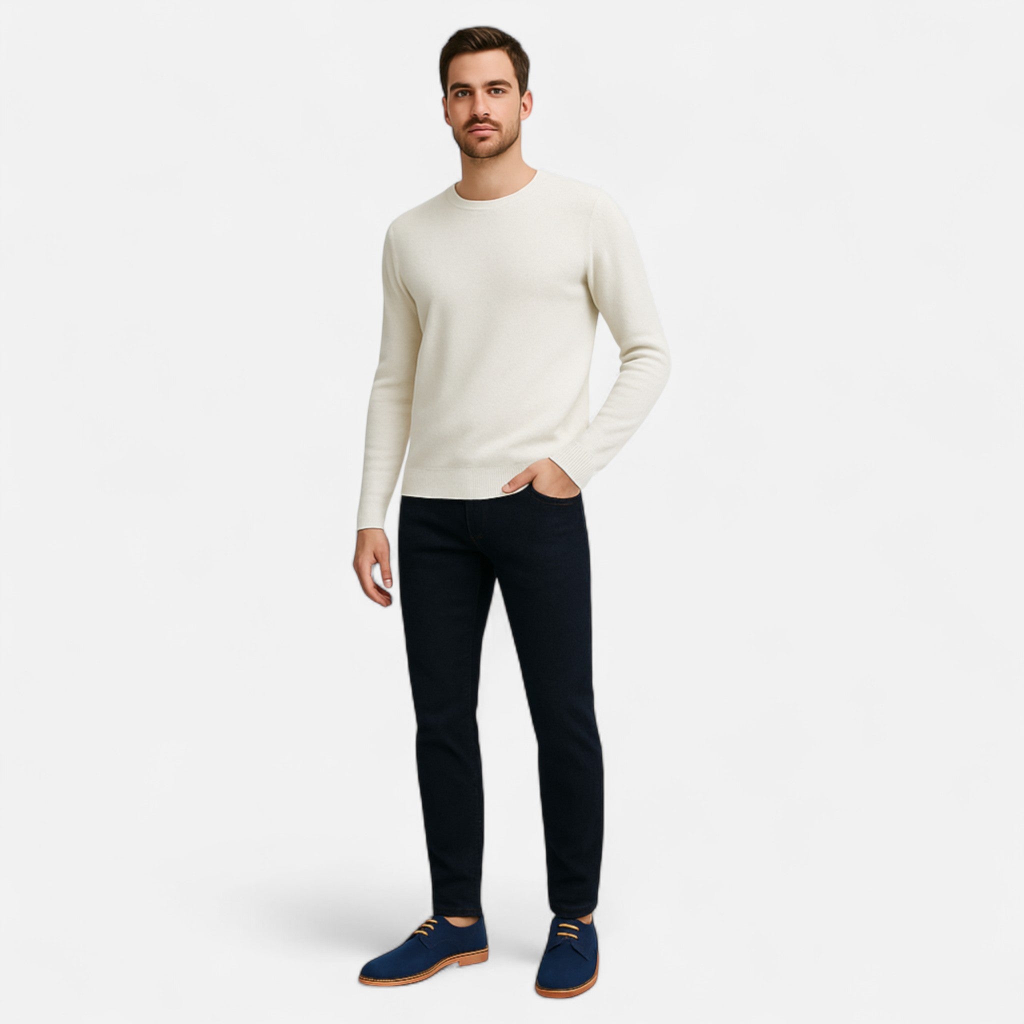 Fiventa | Men’s Casual Dress Shoes in Soft Suede