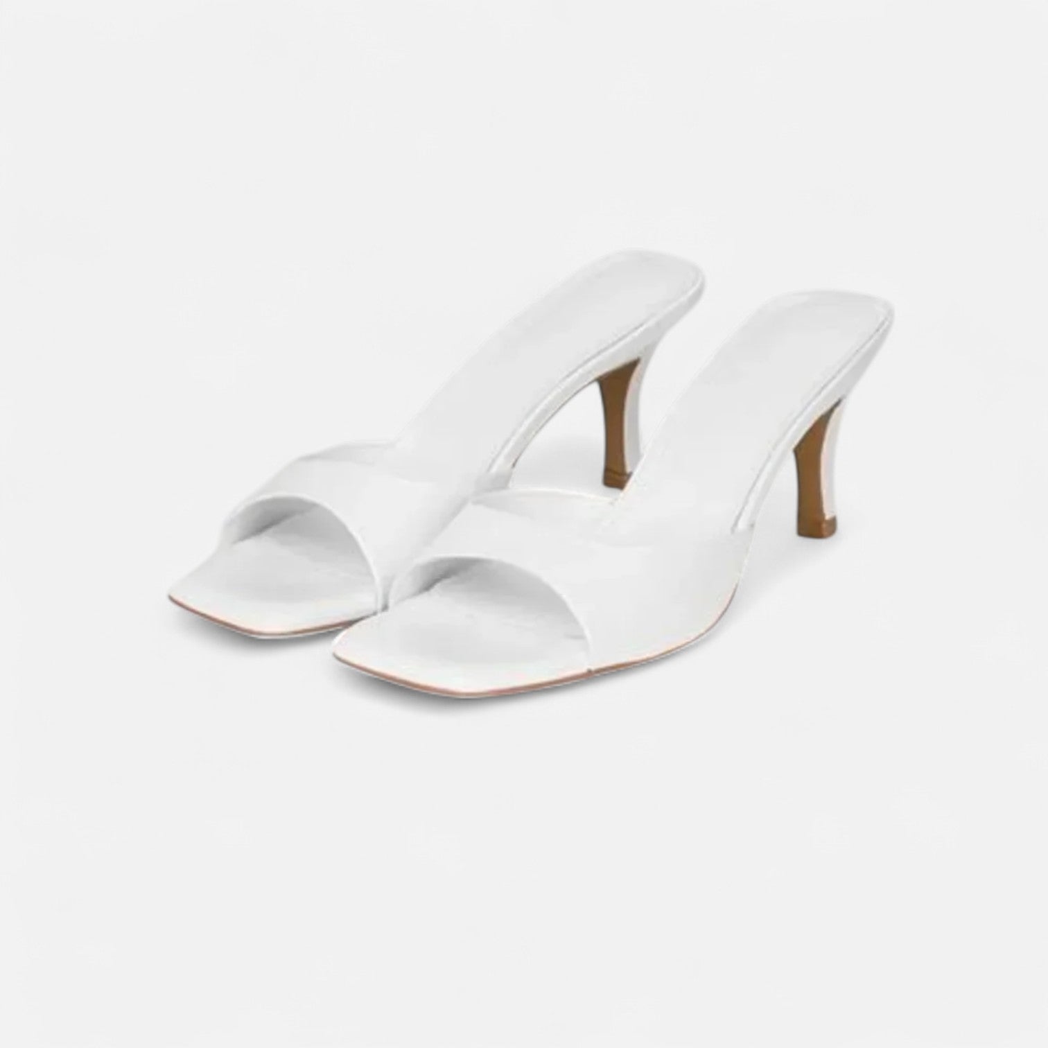 Fiventa | Women’s Square-Toe Heeled Summer Slippers