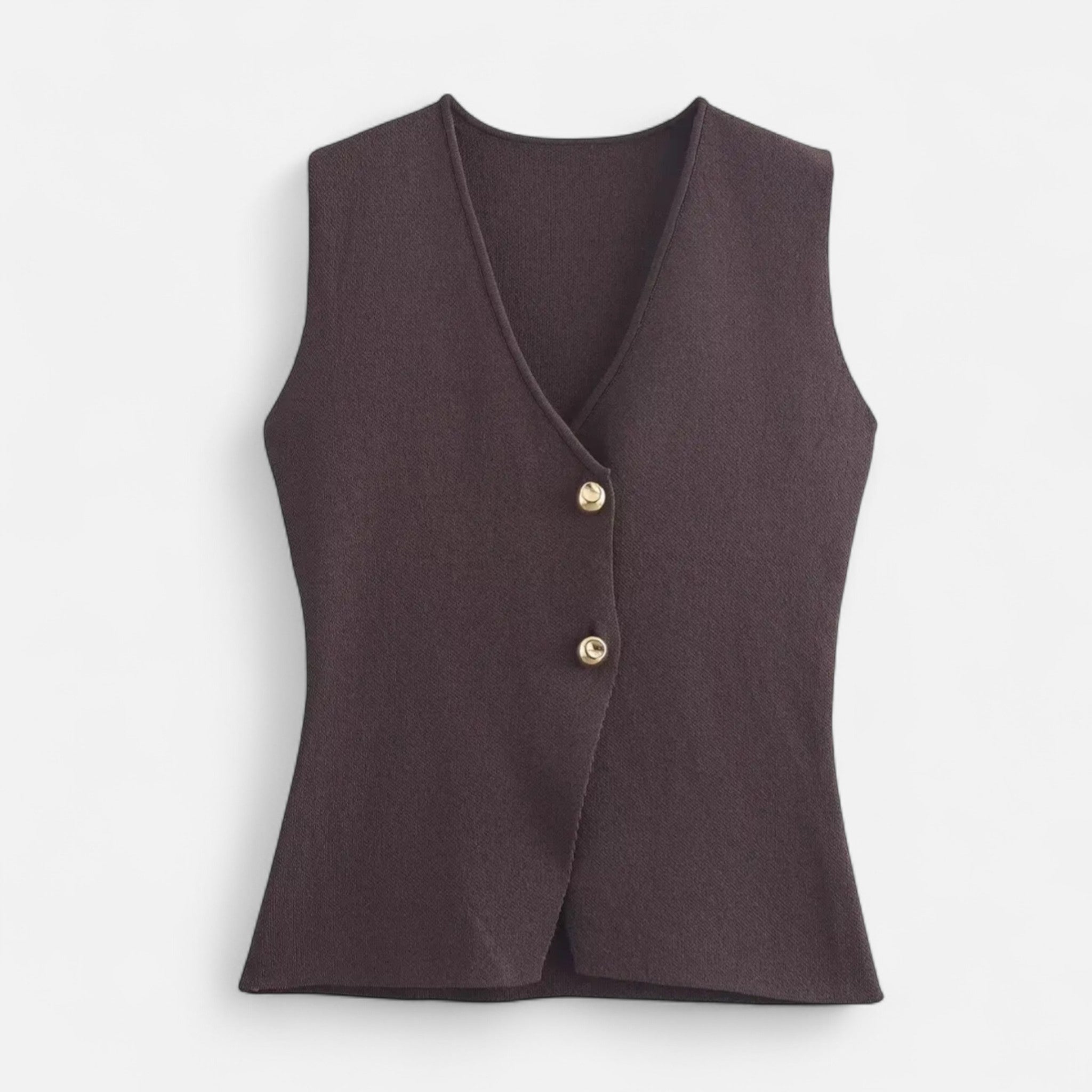 Fiventa | Women’s Knitted Vest & High-Waist Skirt Set