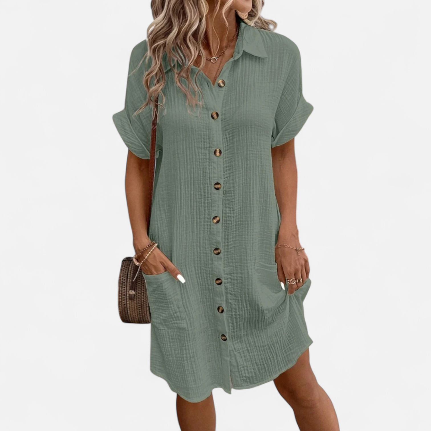 Fiventa | Women’s Summer Linen Dress in Relaxed Heritage Cut