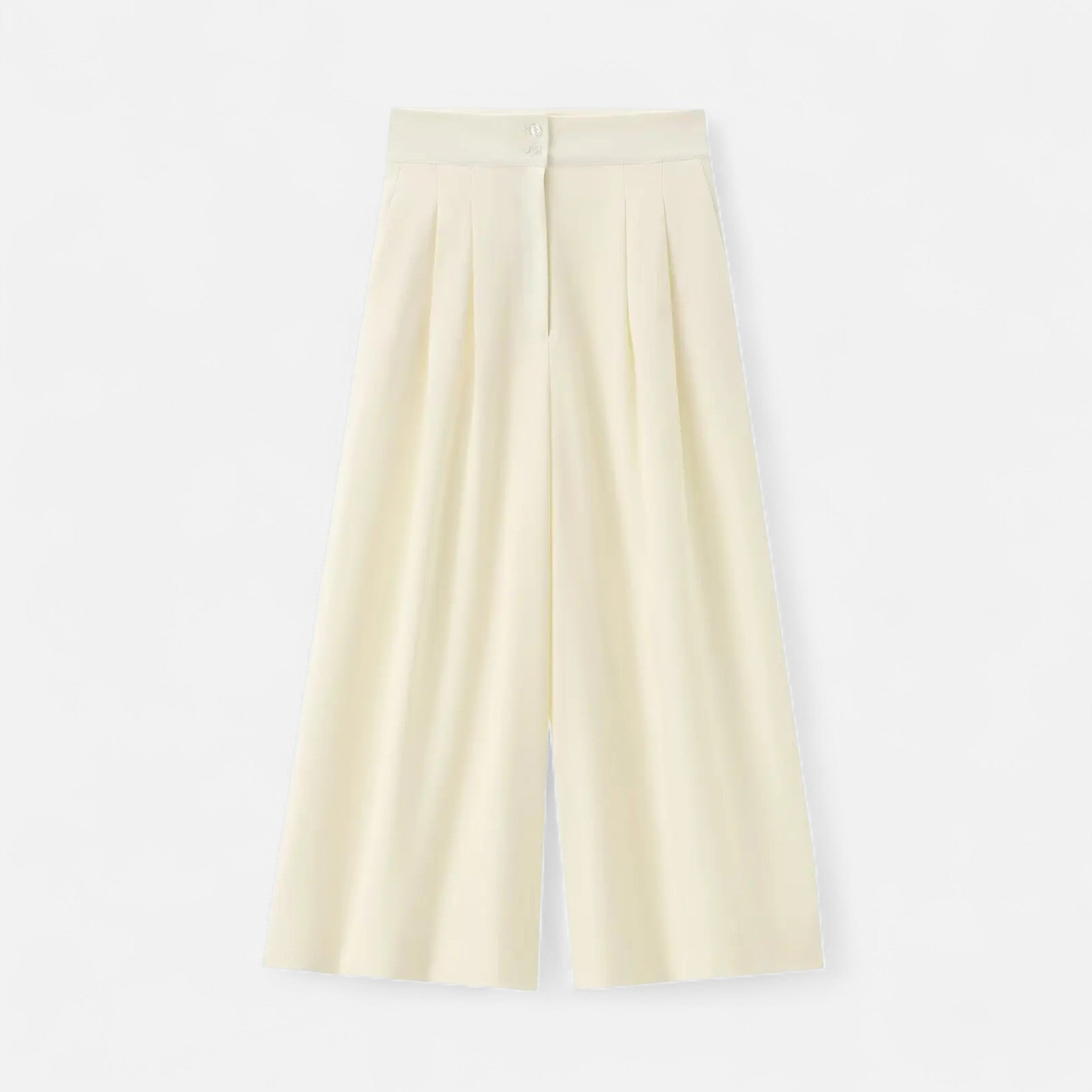 Fiventa | Women’s V-Neck Suit Set with Straight-Leg Trousers