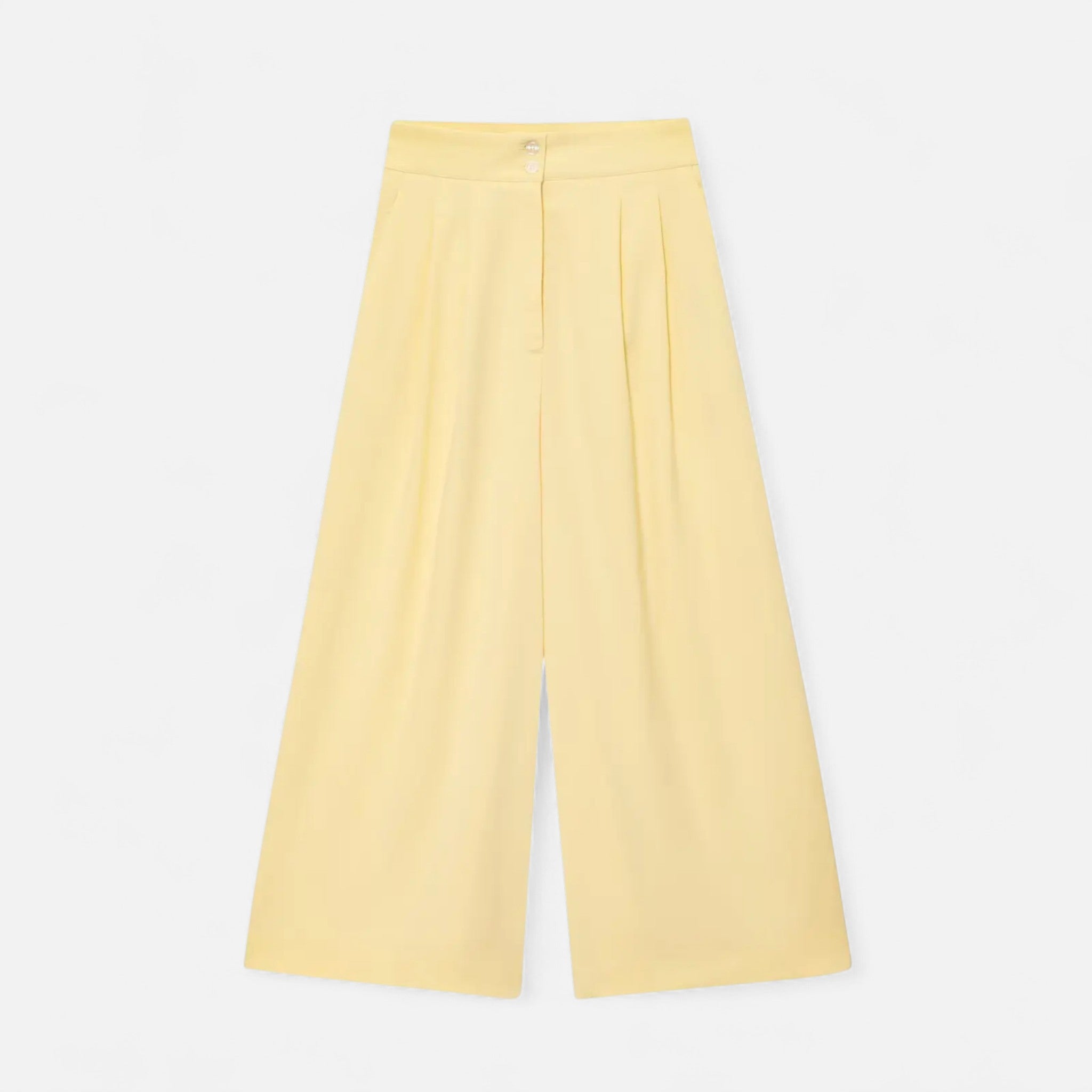 Fiventa | Women’s V-Neck Suit Set with Straight-Leg Trousers