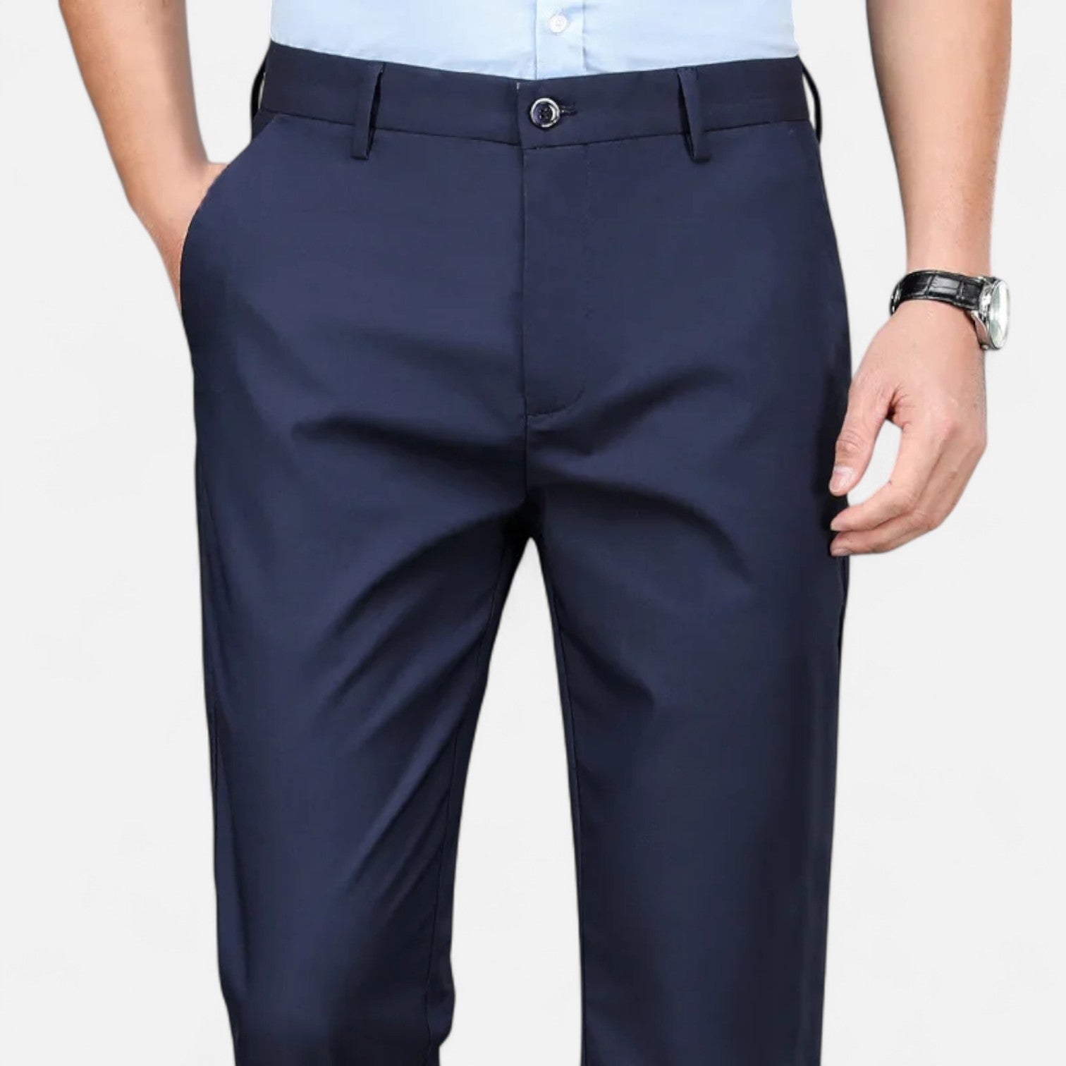 Fiventa | Men’s Stretch Suit Trousers for Smart Casual Wear