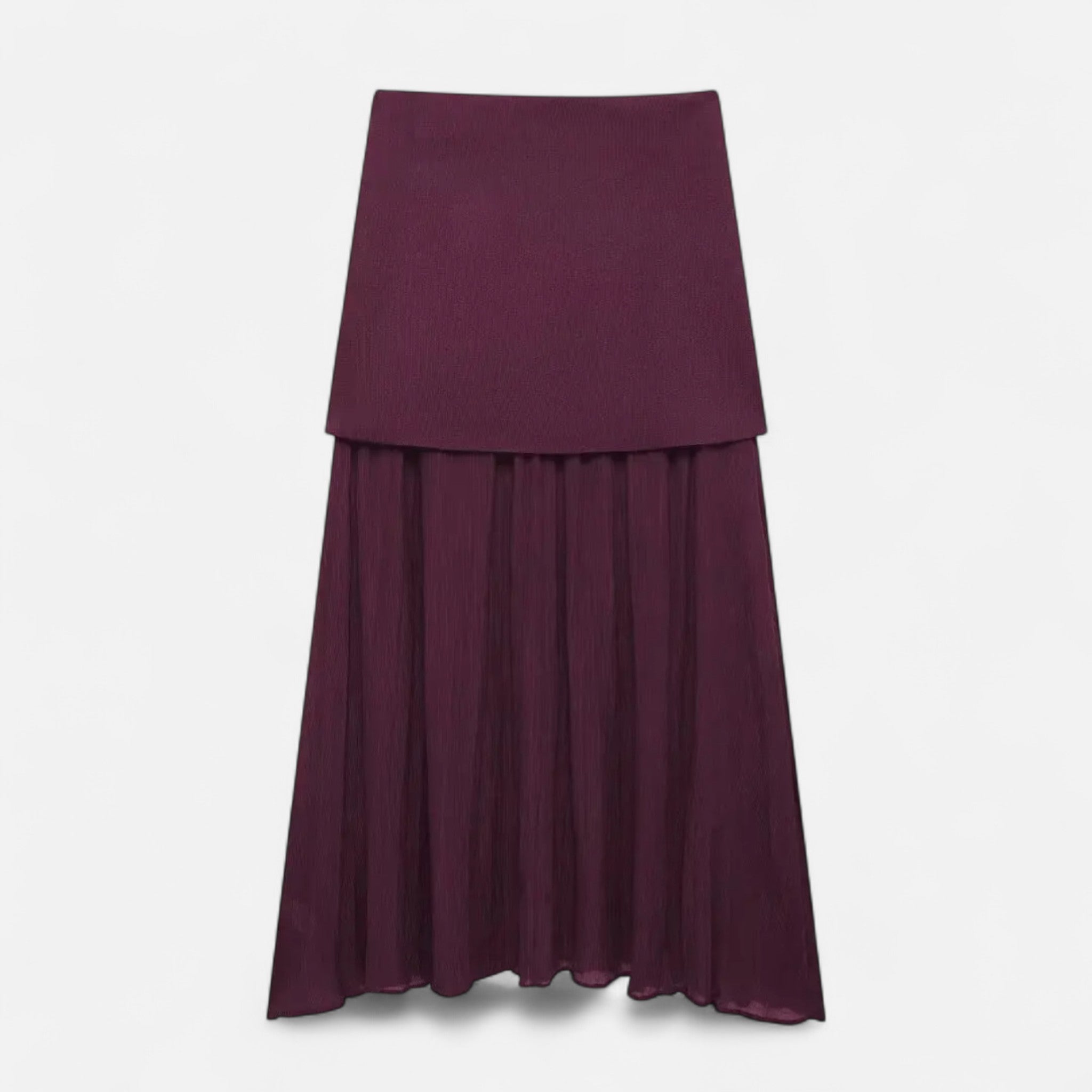 Fiventa | Women’s Knitted Vest & High-Waist Skirt Set
