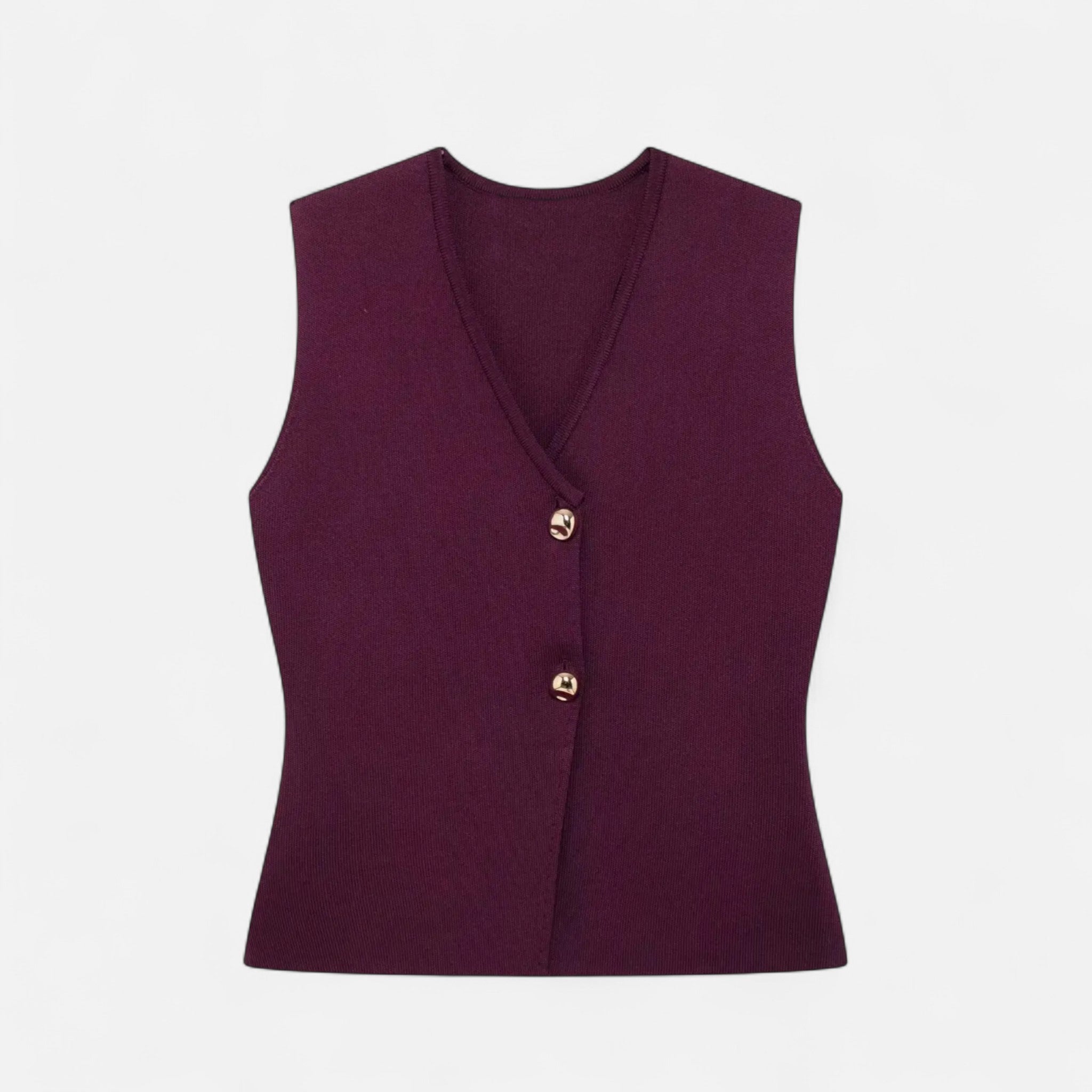 Fiventa | Women’s Knitted Vest & High-Waist Skirt Set