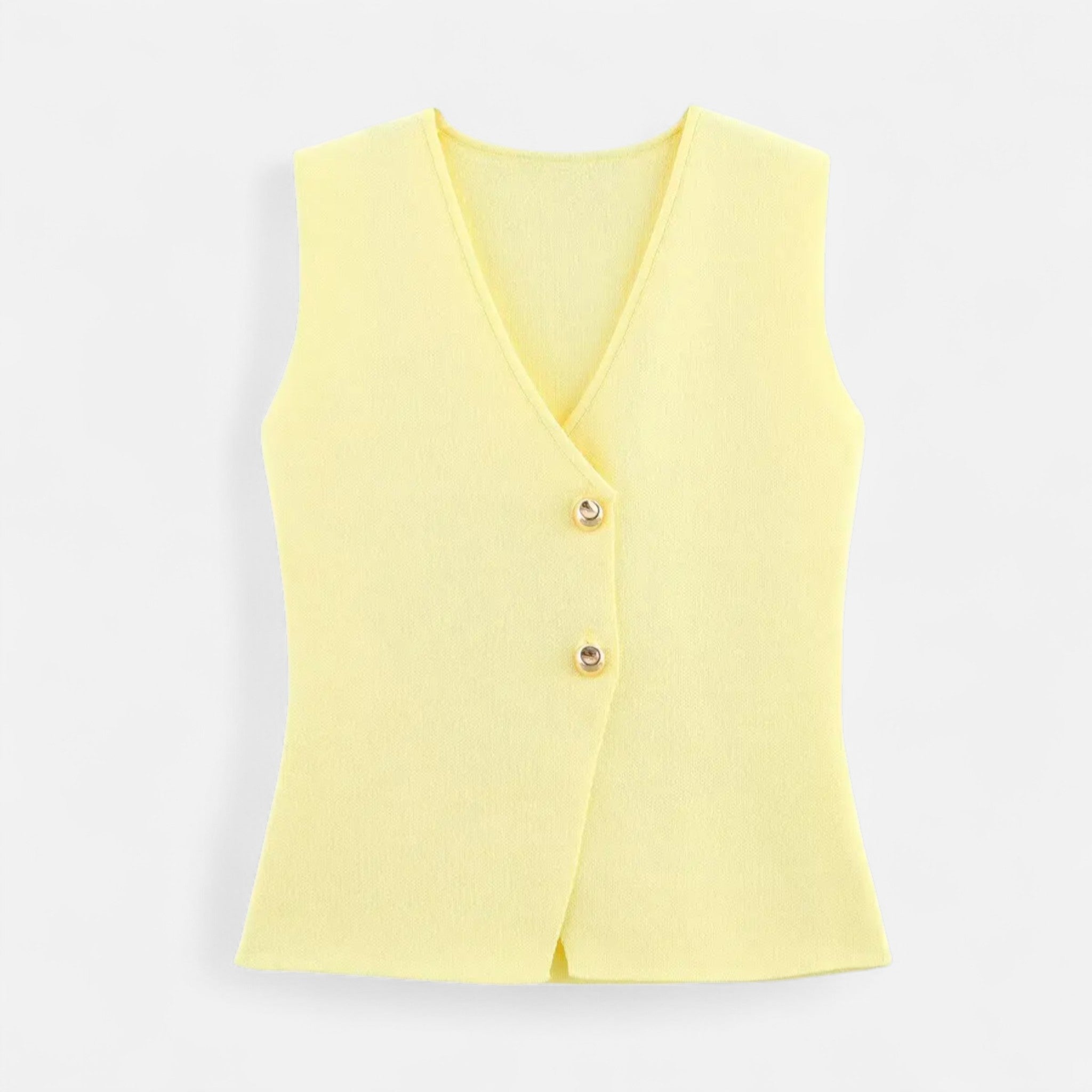 Fiventa | Women’s Knitted Vest & High-Waist Skirt Set